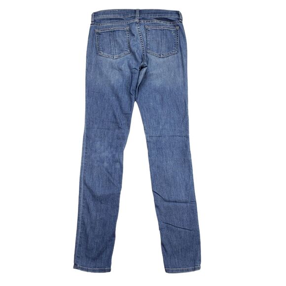 Rag & Bone The Skinny Jean 25 Women Medium Blue Wash Whiskering Faded Made USA - Picture 2 of 11